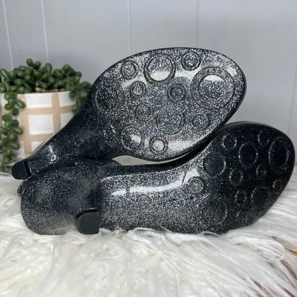 Marc by Marc JacobsJelly Sparkle Slingback SandalSize 6